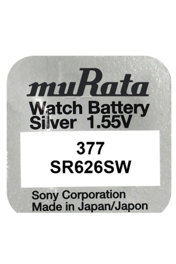 Sony- 377 Sr626sw Saat Pili-ag4-377 Pil (1 ADET)