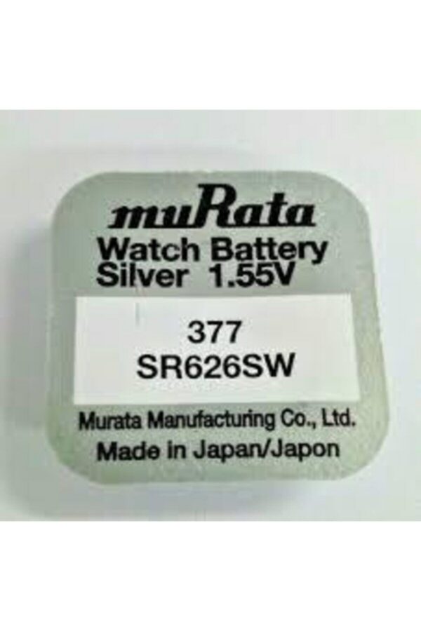 Silver 1,55v 377 Sr626w Saat Pili 4 Adet