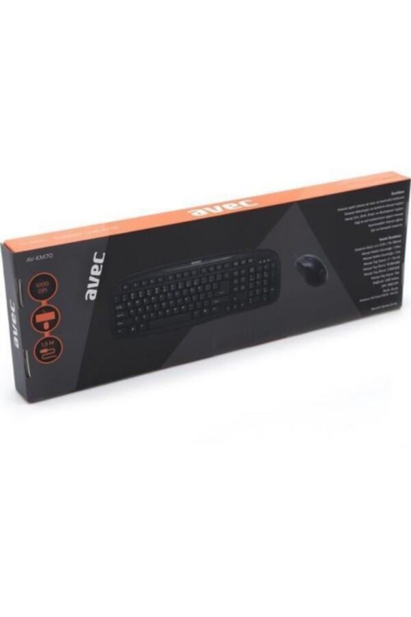 Av-km70 Multimedya Klavye Mouse Set